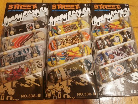 Fingerboard zestaw 4 deskorolek Gratis deskorolka
