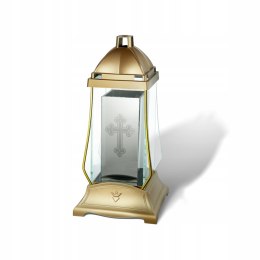 KAPLICZKA ZŁOTA SZKŁO W SZKLE LUSTRO ZNICZ INFINIT