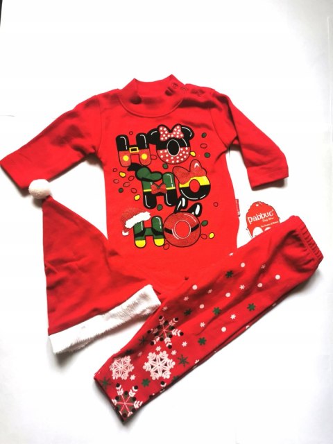 KOMPLET świąteczny z czapeczka 74 wyprawka Święta