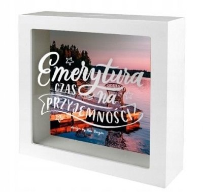 SKARBONKA DLA EMERYTA PREZENT emerytura Emeryt