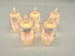 Wkład LED do zniczy wkład holograficzny LEDOWY 6cm