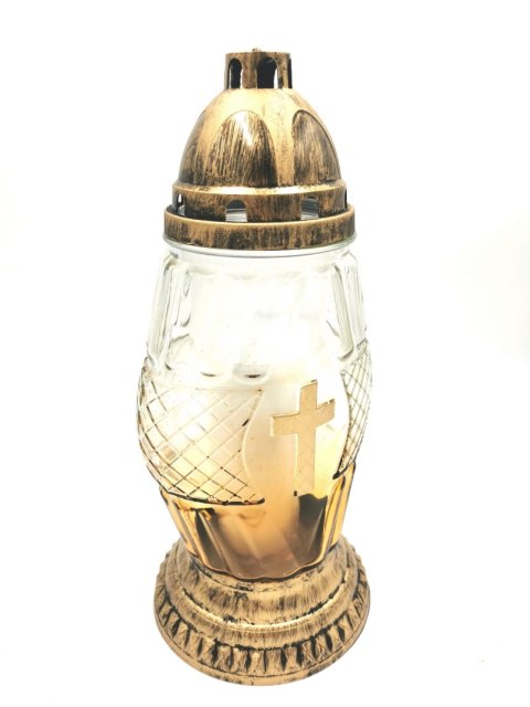 Znicz Szklany z Krzyżem Ombre (Wybór)