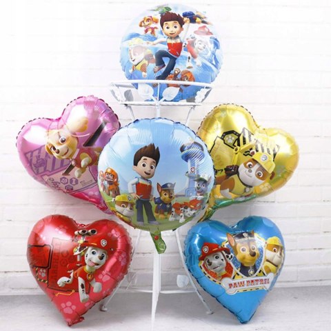 Balony foliowe Psi patrol 8 sztuk balon foliowy