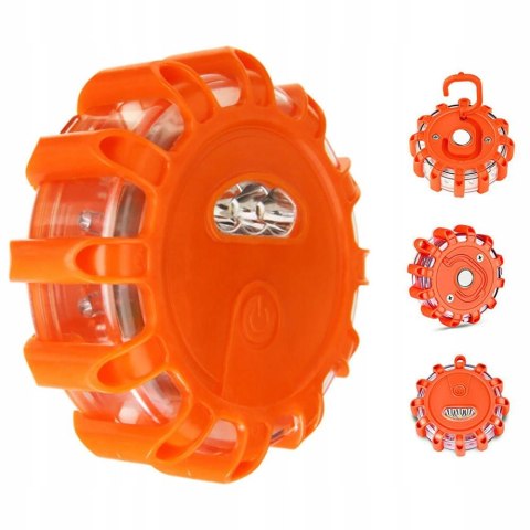 Błyskowa lampa ostrzegawcza LED - na magnes