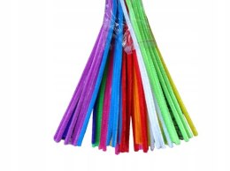 Druciki kreatywne 30cm 220 sztuk kolorowe wężyki