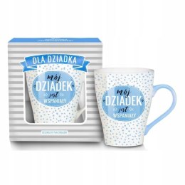 KUBEK PEARL NIEBIESKI DLA DZIADKA PREZENT MIKOŁAJK