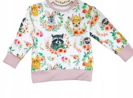 Komplet niemowlęcy r 80 sarenki szop lis zając hit