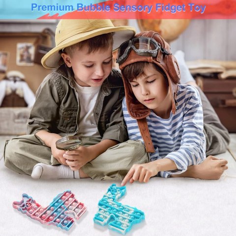 Lama alpaka zabawka Popit pop it push bubble gra