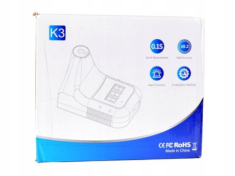 SZYBKI TERMOMETR BEZDOTYKOWY PODCZERWIEŃ k3