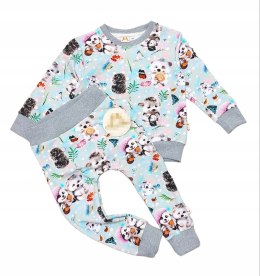 Świąteczny dres zimowy bluza spodnie 86 Prezent