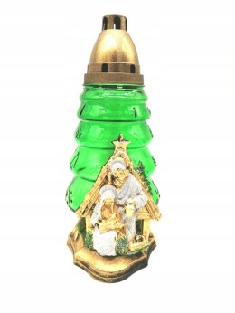 ZNICZ ŚWIĄTECZNY RODZINA MARYJA JEZUS SZOPKA ZŁOTA