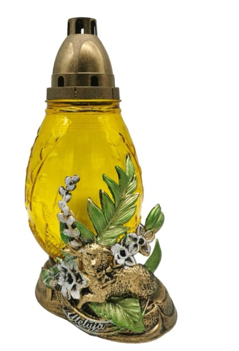 ZNICZ WIELKANOCNY BARANEK ALLELUJA Z JAJKIEM