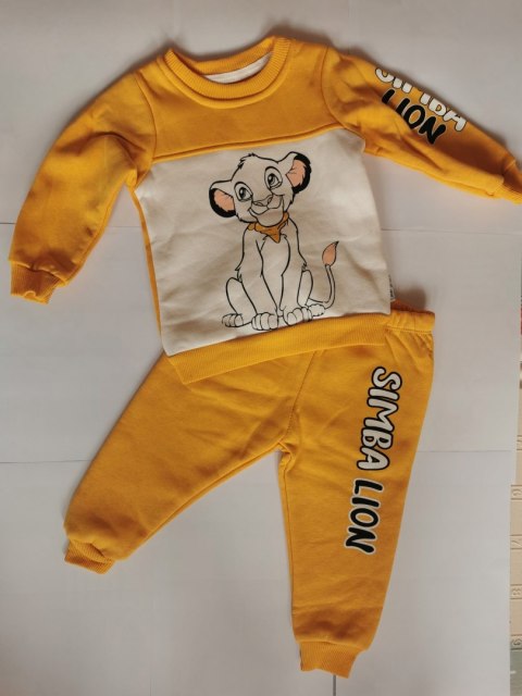 Zestaw dresowy 80 król lew Lion 12 miesięcy Roczek