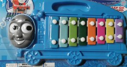 Zestaw muzyczny kolorowe cymbałki ciuchcia pociąg