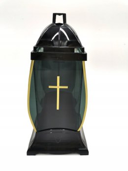 Znicz Baryłka Black Mirror Złoto LUSTRZANE ODBICIE