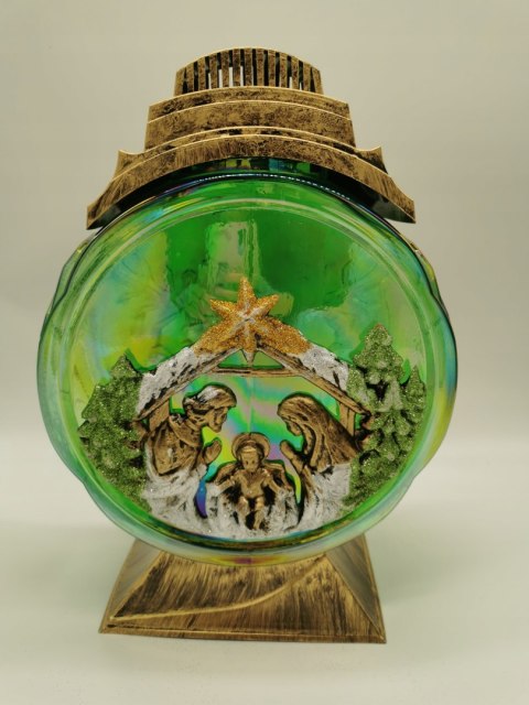 Znicz Kapliczka SZOPKA świąteczna Boże Narodzenie