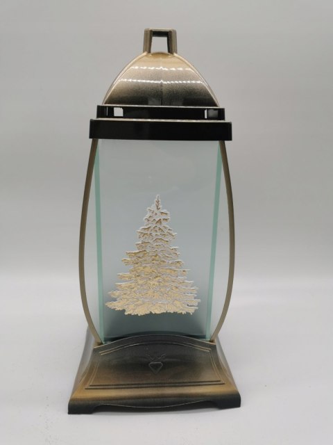 Znicz ŚWIĄTECZNY MATOWA kapliczka choinka BARYŁKA