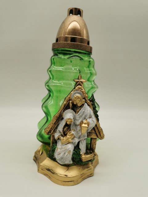 Znicze znicz świąteczny święta Rodzina 30cm szopka