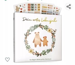 Album fotograficzny dla niemowląt pamiątka prezent