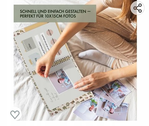 Album fotograficzny dla niemowląt pamiątka prezent