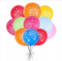 Balony Happy Birthday urodzinowe 30cm 50 sztuk 12'