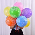 Balony Happy Birthday urodzinowe 30cm 50 sztuk 12'