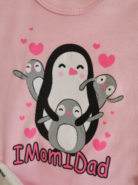 Body komplet niemowlęcy wyprawka pingwinki 62 68r