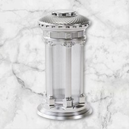 Elegancki ZNICZ LAMPION SREBRNY SANTA MAROZZA DUŻY 33 CM