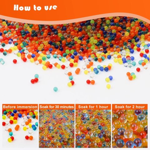 HYDROŻEL KULKI ŻELOWE ZIEMIA DO KWIATÓW 8000 Sztuk