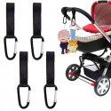 Hak haki do wózka dziecięcego Uchwyt na torbę 2szt