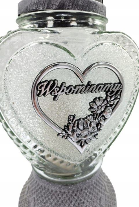 KRYSZTAŁOWY ZNICZ SERCE SZKLANE WSPOMINAMY (wybór)