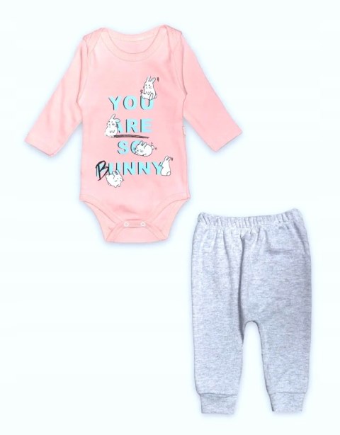 Komplet niemowlęcy Wielkanoc króliczki roczek 80 r