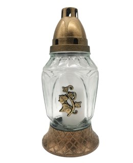 Znicz znicze małe klasyczne PAPROTKA SREBRNA ZŁOTA ZNICZ